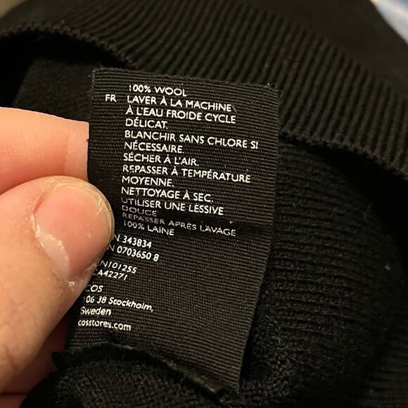 Cos Wool Dolman Sleeve Oversized Sweater - Picture 5 of 6